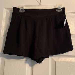 Black High Waisted Shorts